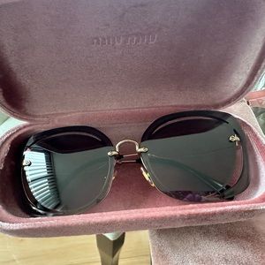 MIU MIU Sunglasses with hard case and dust bag!